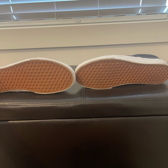 Vans SLIP-ON: Dark Grey with Black and White accents - Picture 4 of 5